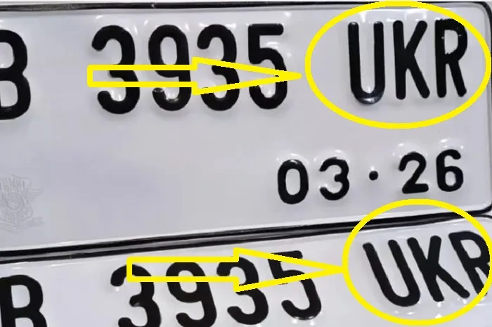 3 Huruf Terakhir di Pelat Nomor Ketahui Artinya, Polisi Akan Tilang Motor atau Mobil Berdasarkan ini