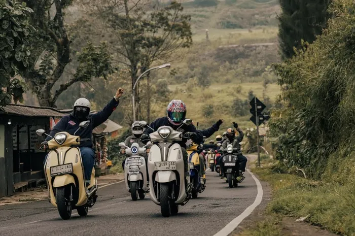 No Problem! Skutik Classy Yamaha Sukses Libas Tanjakan Gunung Bromo